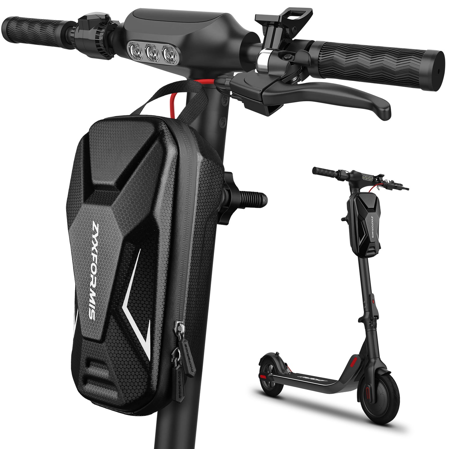 Zyxformis 2L Water-Resistant Multifunctional Scooter Bag – Fits Electric Scooters