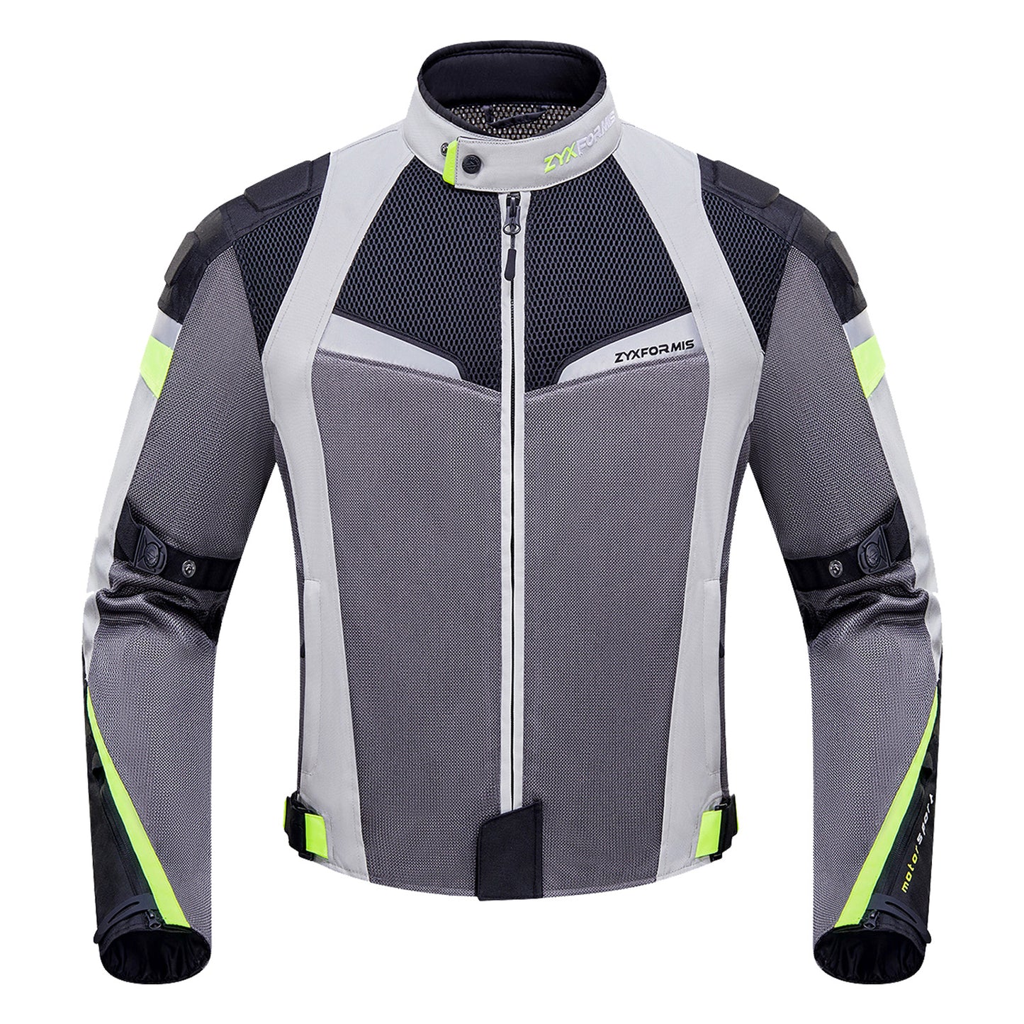 Zyxformis Motorcycle Jacket – Summer Mesh Riding Jacket with CE Armor
