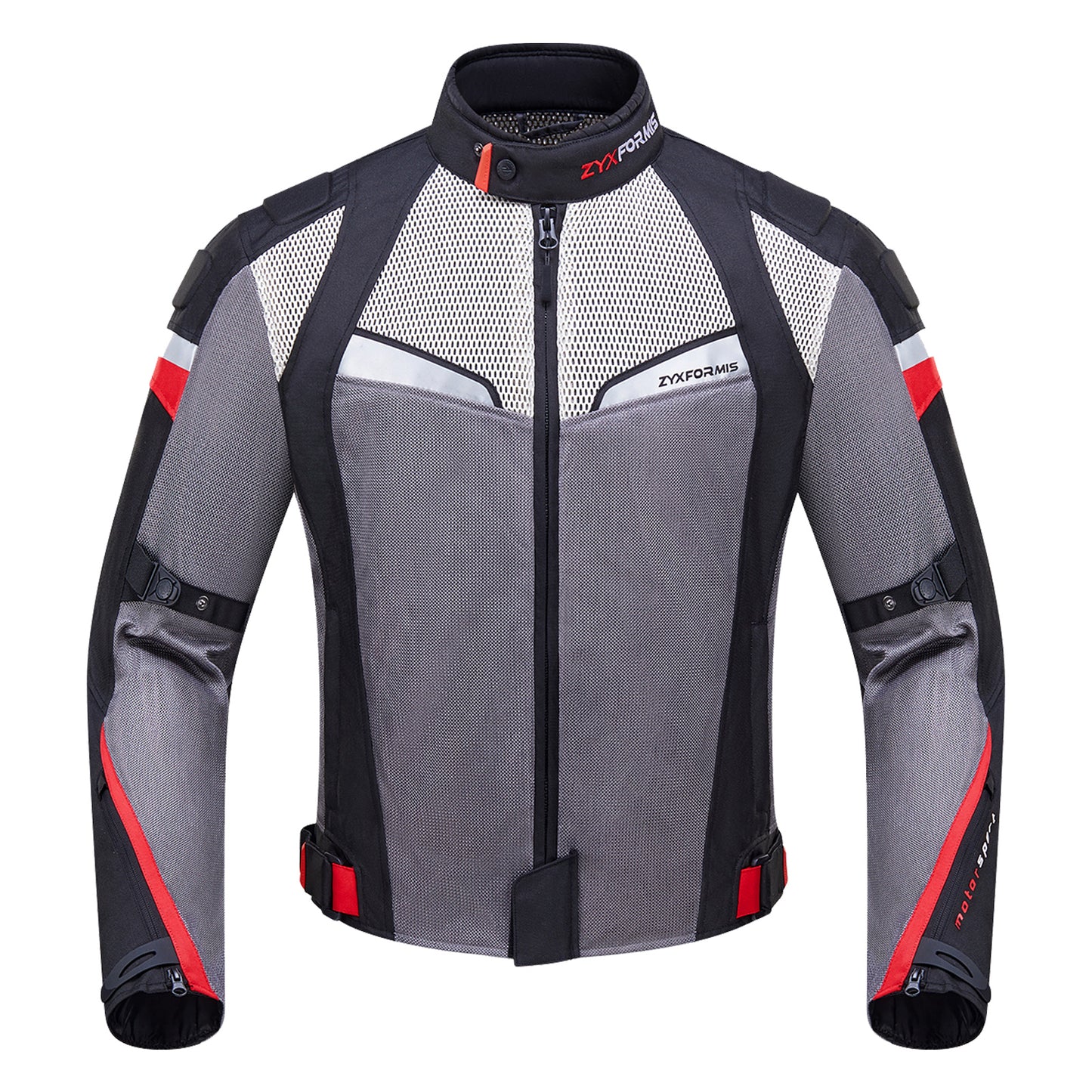Zyxformis Motorcycle Jacket – Summer Mesh Riding Jacket with CE Armor