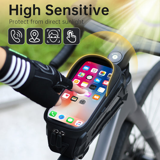 Zyxformis Cycling Frame Bag – 2L Waterproof Touch Screen
