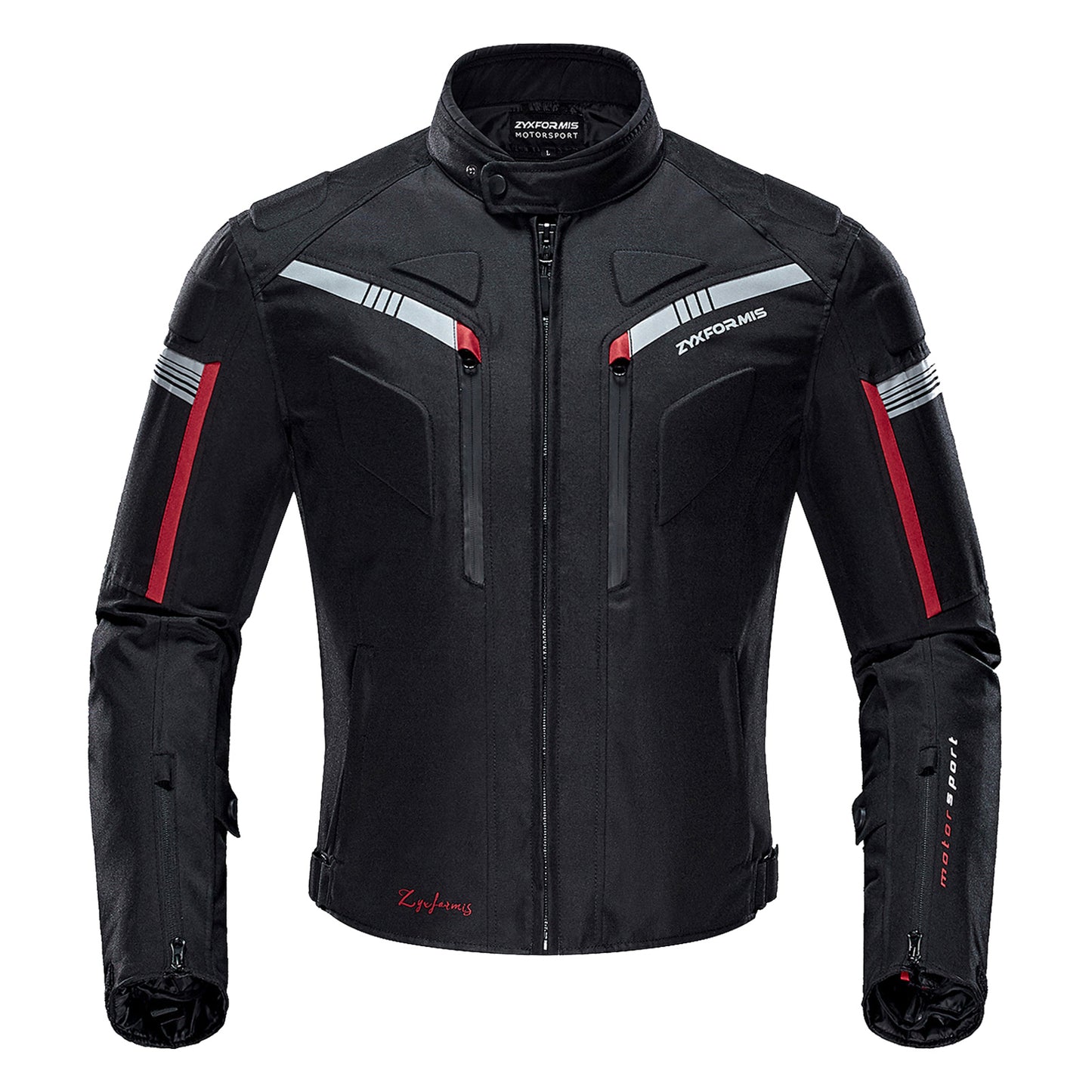 Zyxformis Men's Motorcycle Jacket – Waterproof, Windproof with CE Armor