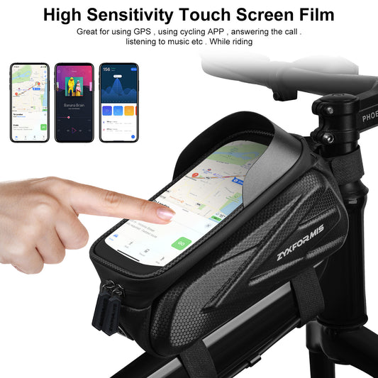 Zyxformis Water-Resistant Bike Top Tube Bag – Convenient, Durable & Easy Access