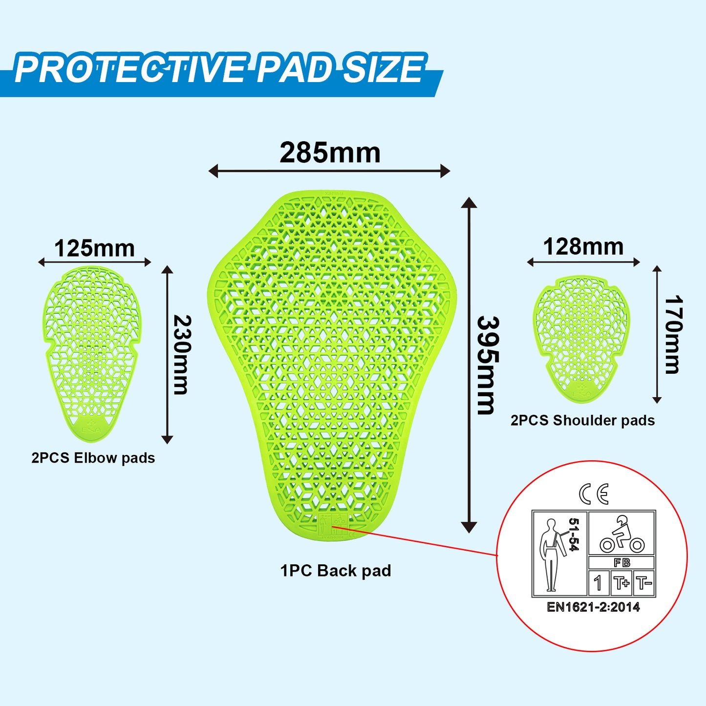 Motorcycle Protective Gear Set