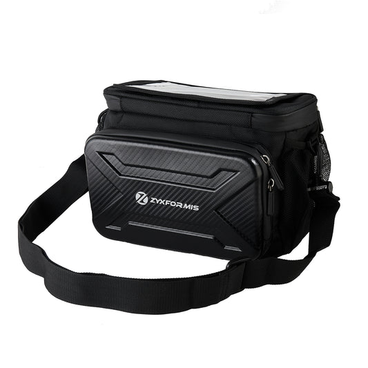 Zyxformis Bike Handlebar Bag – Phone Pouch with TPU Touch