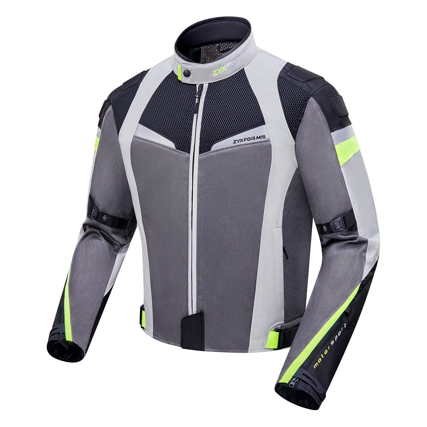 Zyxformis Motorcycle Jacket – Summer Mesh Riding Jacket with CE Armor