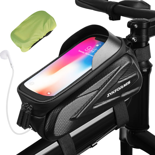 Zyxformis Water-Resistant Bike Top Tube Bag – Convenient, Durable & Easy Access