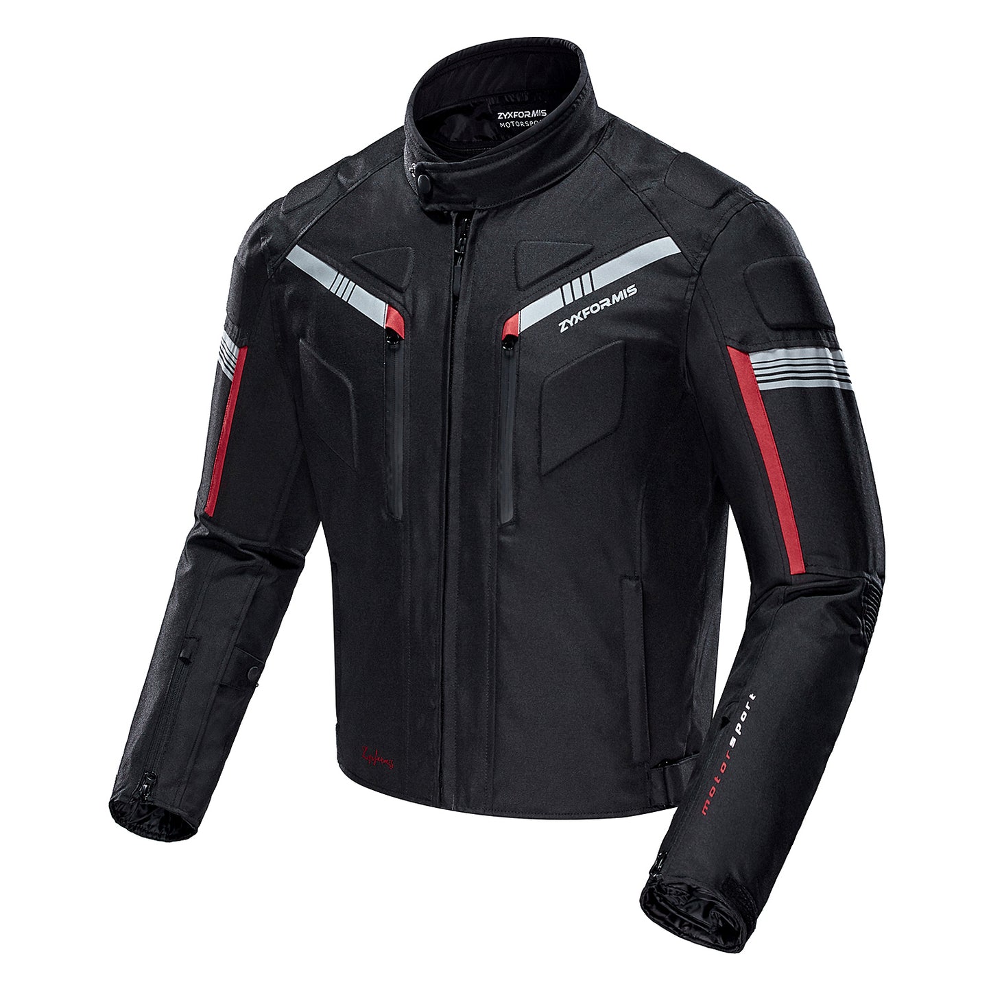 Zyxformis Men's Motorcycle Jacket – Waterproof, Windproof with CE Armor