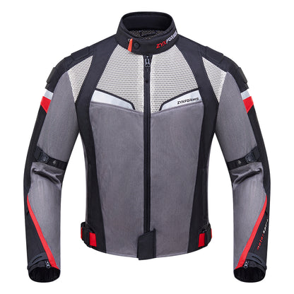 Zyxformis Motorcycle Jacket – Summer Mesh Riding Jacket with CE Armor