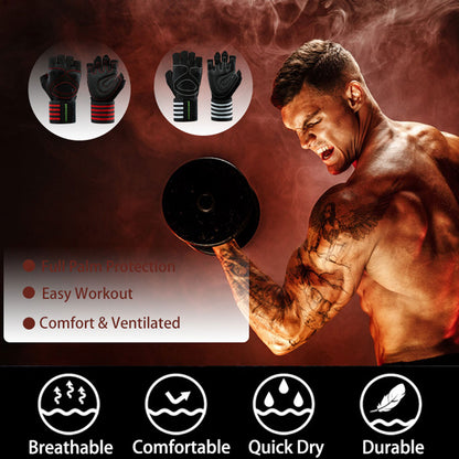 Zyxformis Fitness Gloves – Breathable, Shockproof, Multi-Sport Use