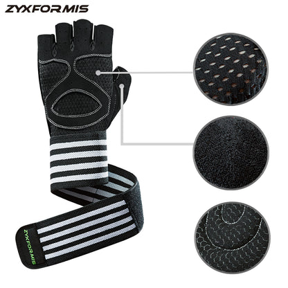 Zyxformis Fitness Gloves – Breathable, Shockproof, Multi-Sport Use