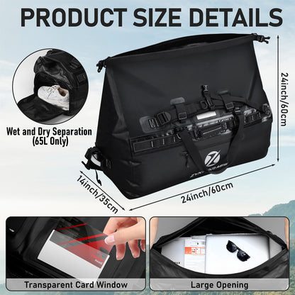 Zyxformis Outdoor Waterproof Travel Bag – Durable, Spacious & Adventure-Ready