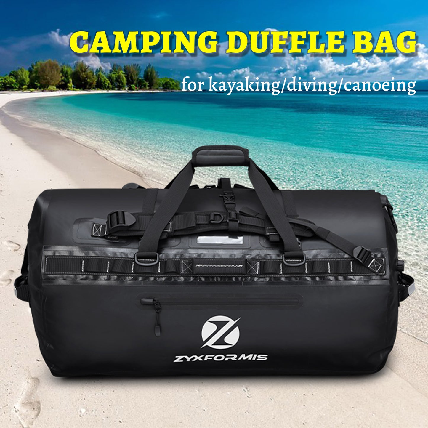 Zyxformis Outdoor Waterproof Travel Bag – Durable, Spacious & Adventure-Ready