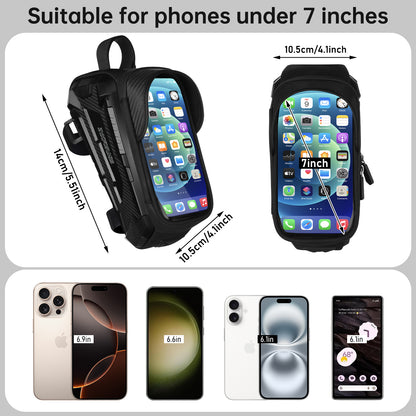 Zyxformis Cycling Frame Bag – 2L Waterproof Touch Screen
