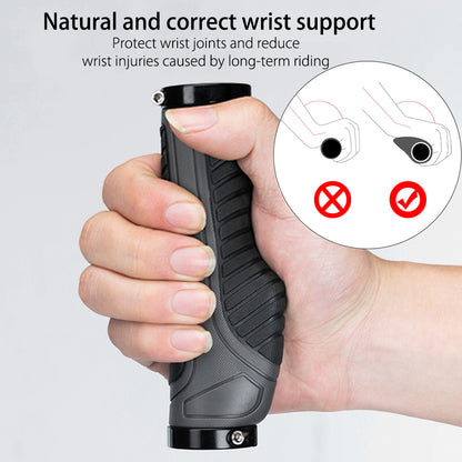 Zyxformis Bicycle Grips – Anti-Slip Double Locking for Most Bikes