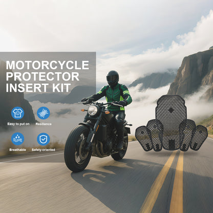 Zyxformis CE-Certified Motorcycle Armor Set – Breathable & Shock-Absorbing