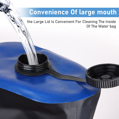 Zyxformis 12L/20L Camping Shower Bag – Portable TPU with Pump & Nozzle