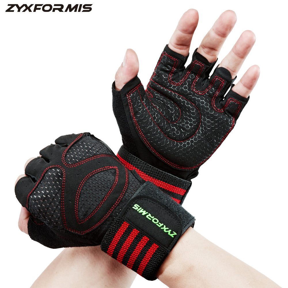 Zyxformis Fitness Gloves – Breathable, Shockproof, Multi-Sport Use
