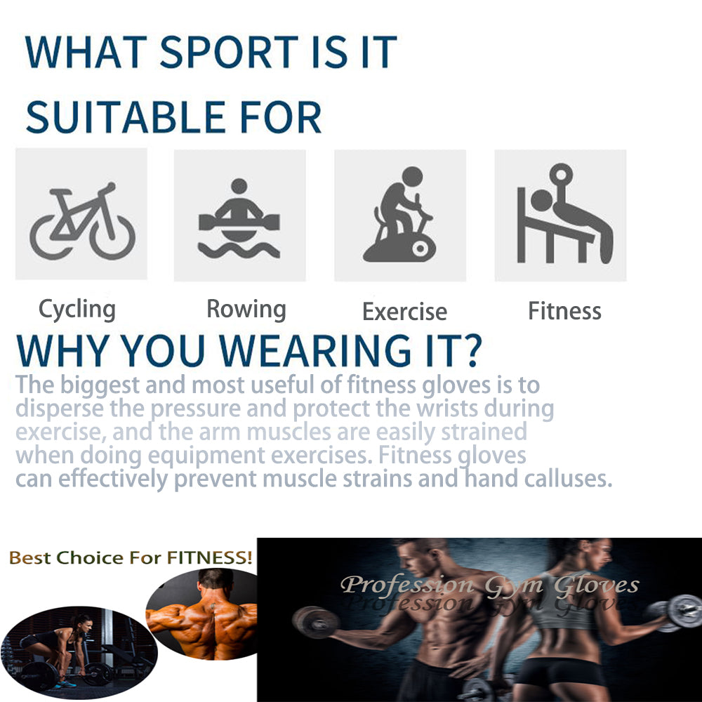 Zyxformis Fitness Gloves – Breathable, Shockproof, Multi-Sport Use