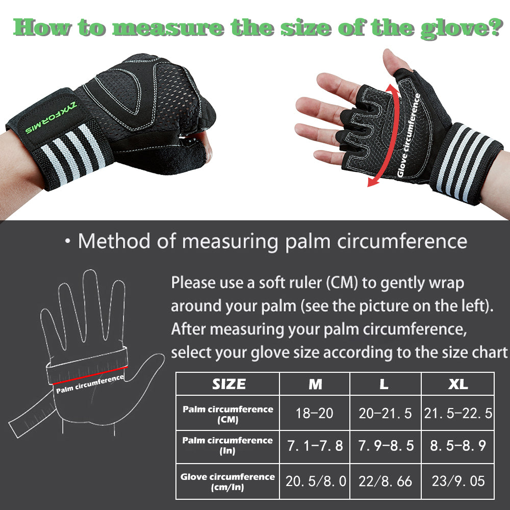 Zyxformis Fitness Gloves – Breathable, Shockproof, Multi-Sport Use